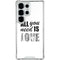 All You Need Is Love BW Galaxy S25 Ultra Clear Case