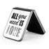 All You Need Is Love BW Galaxy Z Flip6 Skin