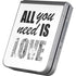 All You Need Is Love BW Galaxy Z Flip6 Skin