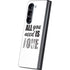 All You Need Is Love BW Galaxy Z Fold5 5G Skin