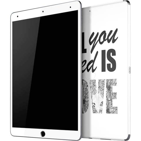 All You Need Is Love BW iPad Skins