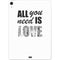 All You Need Is Love BW Apple iPad Air Skin