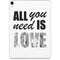 All You Need Is Love BW Apple iPad Pro Skin