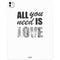 All You Need Is Love BW iPad Pro 13in M4 (2024) Skin