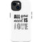 All You Need Is Love BW iPhone 15 Impact Case