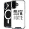 All You Need Is Love BW iPhone 16 MagSafe Case