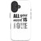 All You Need Is Love BW iPhone 16 Magsafe Impact Case