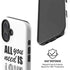 All You Need Is Love BW iPhone 16 Magsafe Impact Case