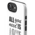 All You Need Is Love BW iPhone 16e Impact Case