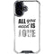 All You Need Is Love BW iPhone 17 Clear Case