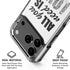 All You Need Is Love BW iPhone 18 Pro Clear Case
