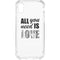 All You Need Is Love BW iPhone XS Clear Case