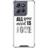 All You Need Is Love BW Moto G 5G (2025) Clear Case