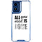All You Need Is Love BW Moto G 5G (2024) Clear Case