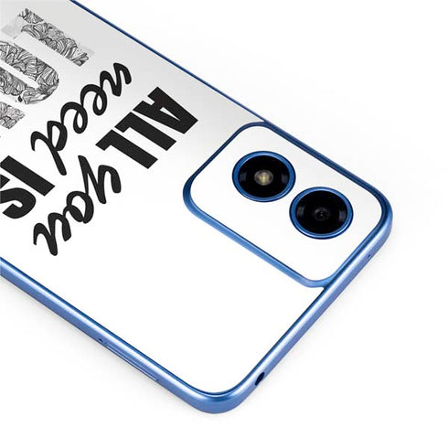 All You Need Is Love BW Moto G Play 4G (2024) Skin