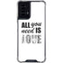 All You Need Is Love BW Moto G Power 5G (2024) Clear Case