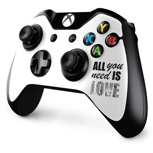 All You Need Is Love BW Xbox One Controller Skin