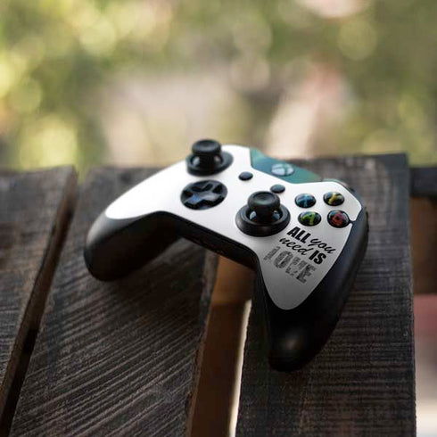 All You Need Is Love BW Xbox One Controller Skin