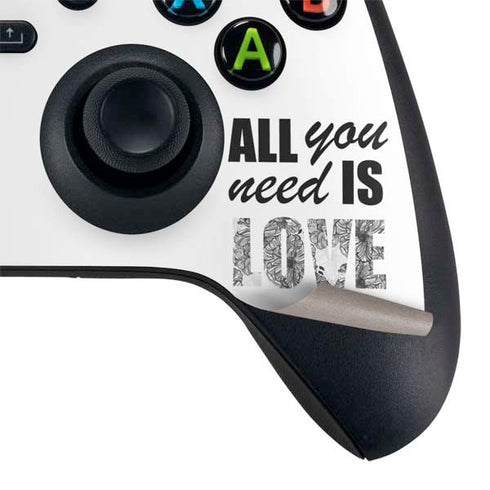 All You Need Is Love BW XBox Series X Digital Edition Bundle Skin