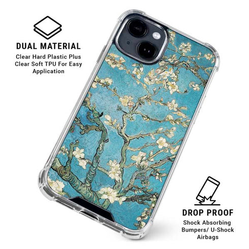 Almond Branches in Bloom by Van Gogh iPhone 15 Clear Case