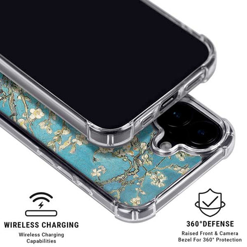 Almond Branches in Bloom by Van Gogh iPhone 16 Plus Clear Case