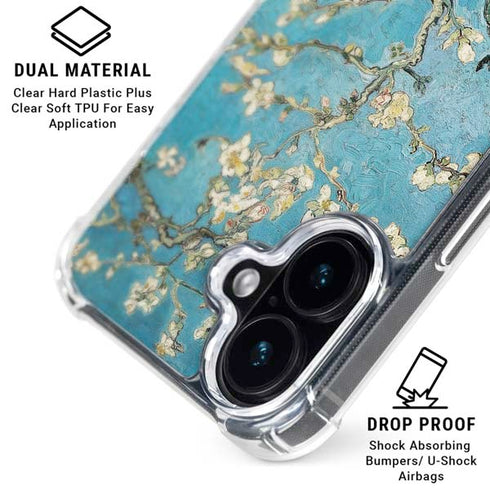 Almond Branches in Bloom by Van Gogh iPhone 16 Plus Clear Case