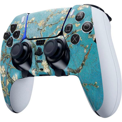 Vincent Van Gogh Almond Branches in Bloom PS5 DualSense Edge Pro Controller Skin