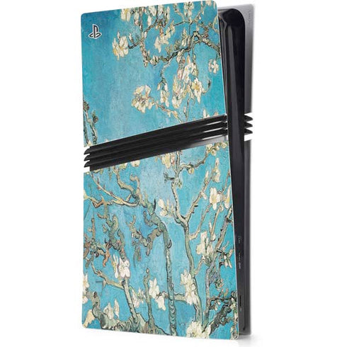 Almond Branches in Bloom by Van Gogh PS5 Pro Console Skin