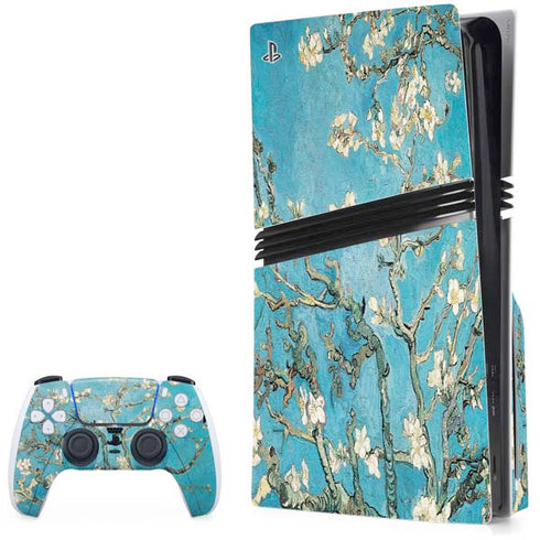 Almond Branches in Bloom by Van Gogh PS5 Pro Disk Bundle Skin