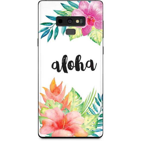 Aloha Tropical Galaxy Note 9 Skin
