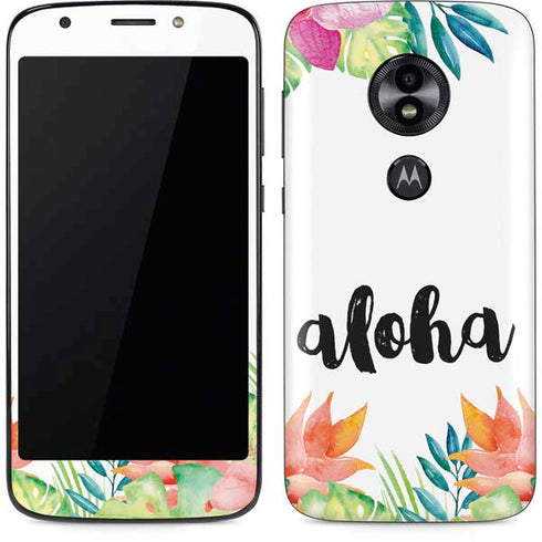 Aloha Tropical Moto E5 Play Skin