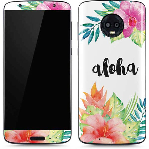 Aloha Tropical Moto G6 Skin