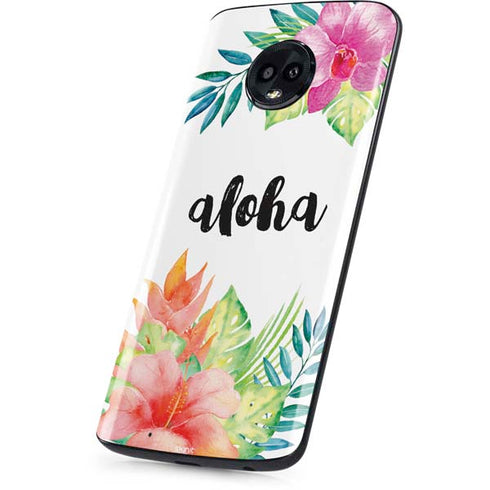 Aloha Tropical Moto G6 Skin