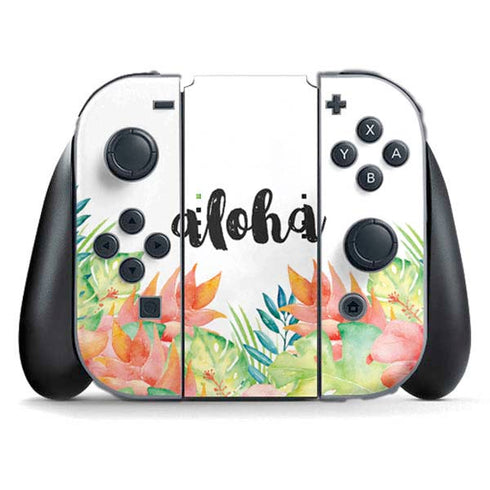 Aloha Tropical Nintendo Switch (2017-2021) Joy-Con Controller Skin