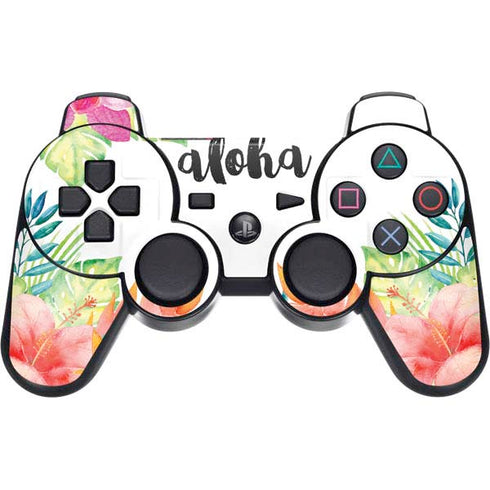 Aloha Tropical PS3 Dual Shock wireless controller Skin