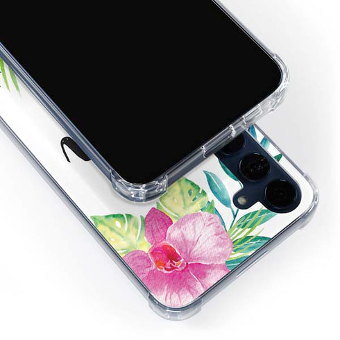 Aloha Tropical Galaxy A55 5G Clear Case