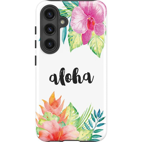 Aloha Tropical Galaxy S25 Impact Case