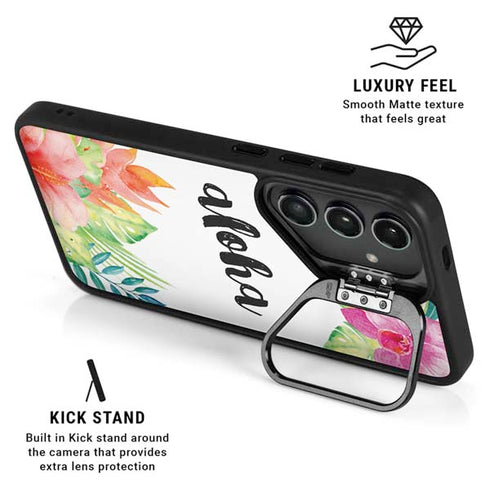 Aloha Tropical Galaxy S25 Kickstand Case
