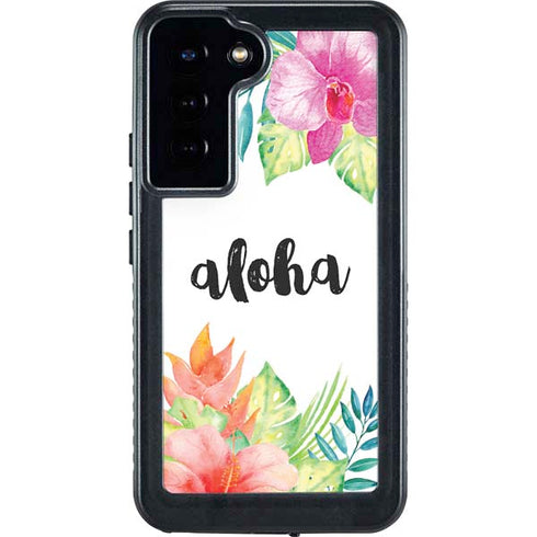 Aloha Tropical Galaxy S24 Plus Waterproof Case