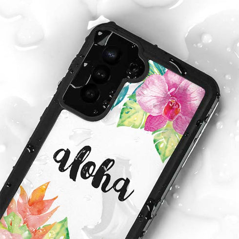 Aloha Tropical Galaxy S24 Plus Waterproof Case