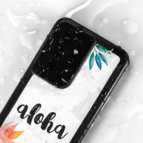 Aloha Tropical Galaxy S24 Ultra Waterproof Case