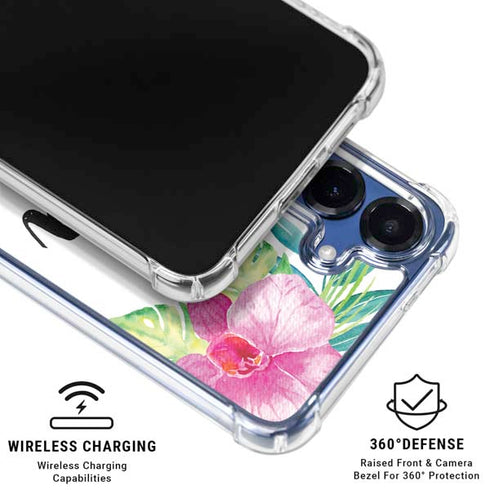Aloha Tropical Galaxy S25 Plus Clear Case