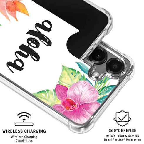 Aloha Tropical Galaxy S26 Clear Case