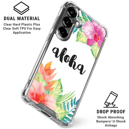 Aloha Tropical Galaxy S26 Plus Clear Case