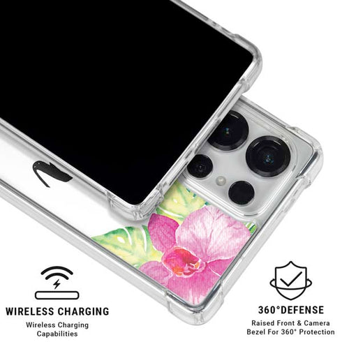 Aloha Tropical Galaxy S26 Ultra Clear Case