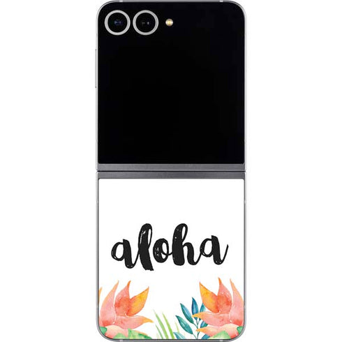 Aloha Tropical Galaxy Z Flip6 Skin