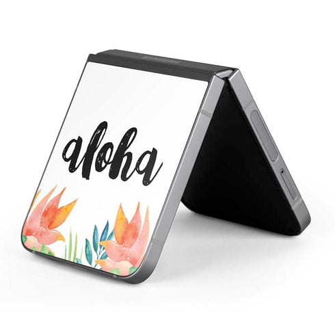 Aloha Tropical Galaxy Z Flip6 Skin