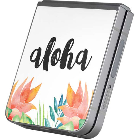 Aloha Tropical Galaxy Z Flip6 Skin