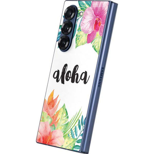 Aloha Tropical Galaxy Z Fold6 Skin
