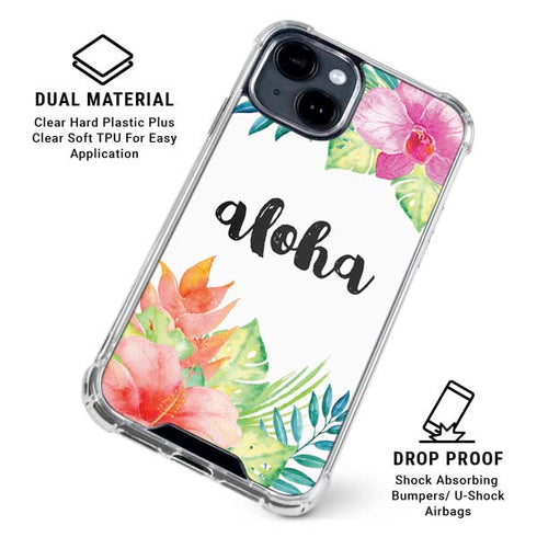 Aloha Tropical iPhone 15 Clear Case